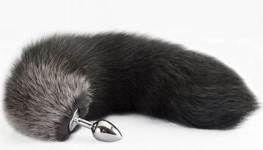 Серебристая анальная пробка с хвостом - Sitabella в Арзамасе Серебристая анальная пробка с хвостом - Sitabella