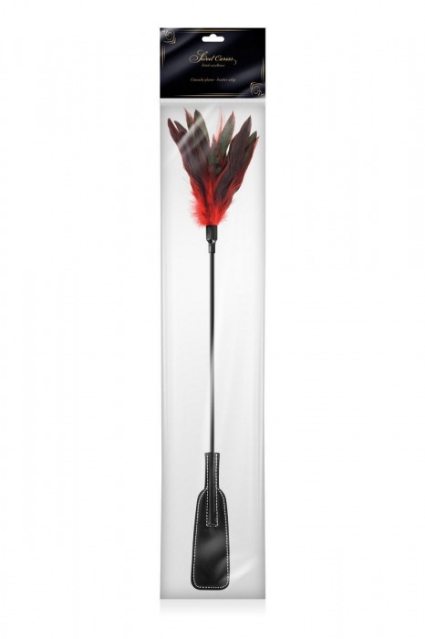 Стек-щекоталка Sweet Caress Feather Whip - 58 см. - Sweet Caress - купить с доставкой в Арзамасе