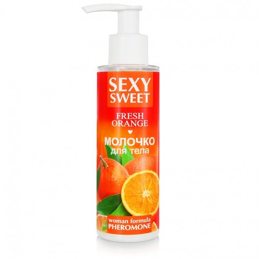 Молочко для тела с феромонами и ароматом апельсина Sexy Sweet Fresh Orange - 150 гр. -  - Магазин феромонов в Арзамасе