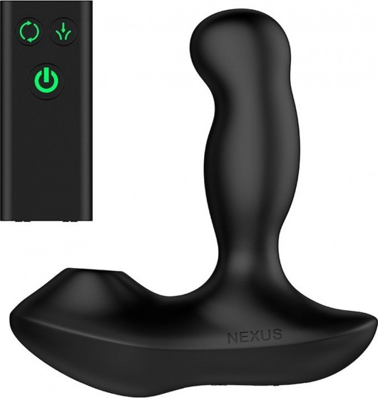 Черный вибратор-ротатор для стимуляции простаты Nexus Revo Air - Nexus Range - в Арзамасе купить с доставкой