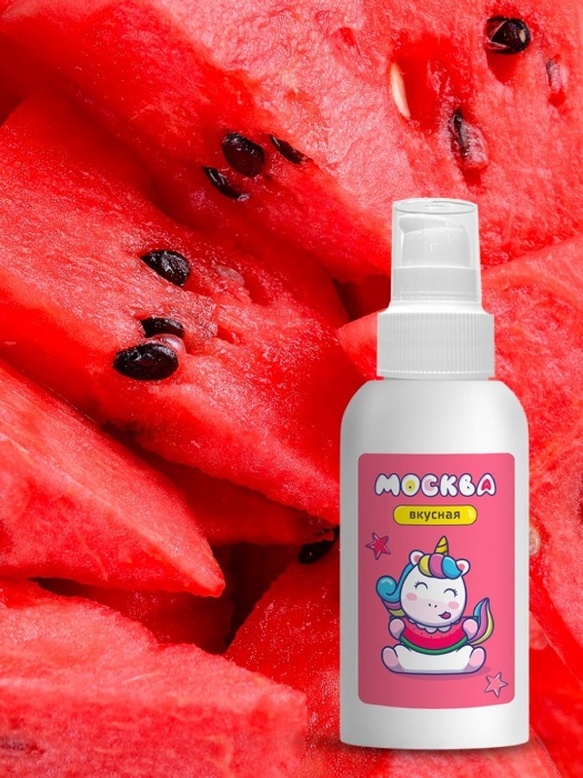 Универсальная смазка с ароматом арбуза  Москва Вкусная  - 100 мл. - Москва - купить с доставкой в Арзамасе