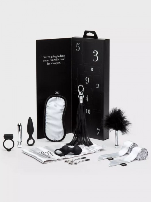 Эротический набор Pleasure Overload 10 Days of Play Gift Set - Fifty Shades of Grey - купить с доставкой в Арзамасе