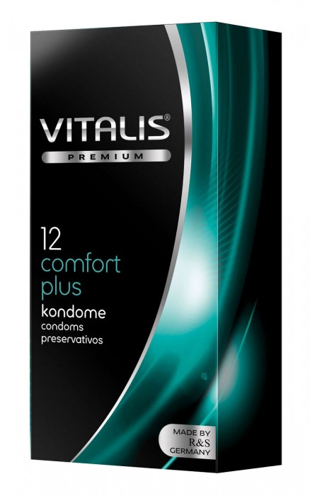 Контурные презервативы VITALIS PREMIUM comfort plus - 12 шт. - Vitalis - купить с доставкой в Арзамасе