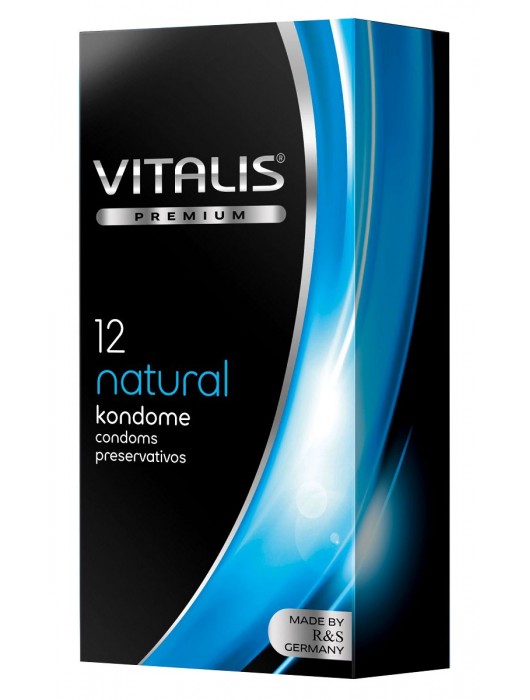 Классические презервативы VITALIS PREMIUM natural - 12 шт. - Vitalis - купить с доставкой в Арзамасе