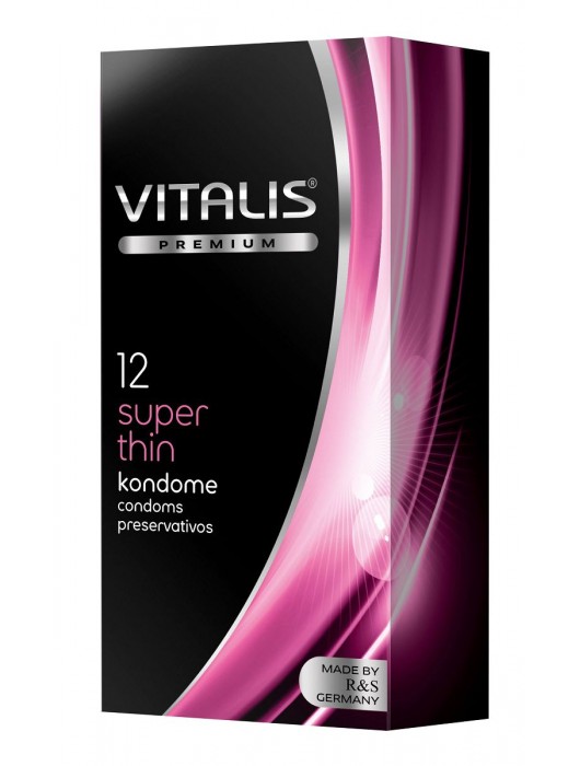 Ультратонкие презервативы VITALIS PREMIUM super thin - 12 шт. - Vitalis - купить с доставкой в Арзамасе