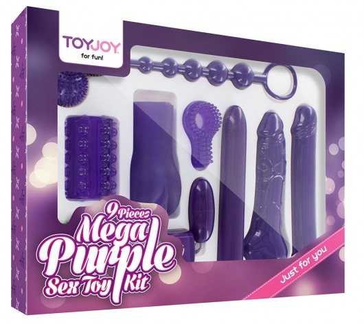 Эротический набор Toy Joy Mega Purple - Toy Joy - купить с доставкой в Арзамасе