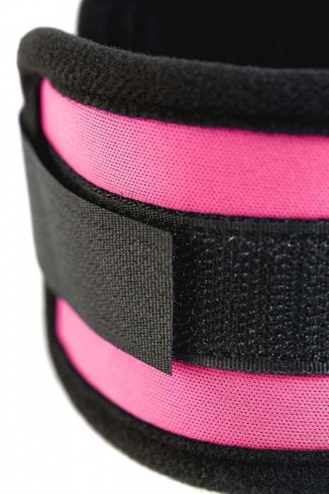 Оковы на ноги из неопрена розового цвета - ToyFa - купить с доставкой в Арзамасе