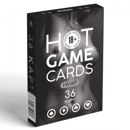 Игральные карты HOT GAME CARDS НУАР - 36 шт. - Сима-Ленд - купить с доставкой в Арзамасе