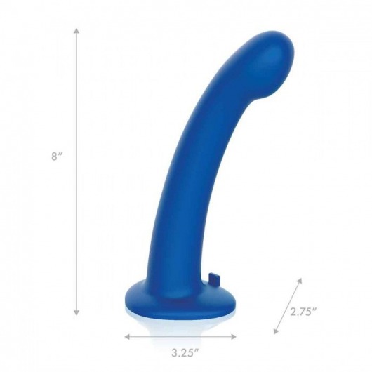 Синяя насадка Remote Control P-Spot G-Spot с черными трусиками - 20 см. - Pegasus - купить с доставкой в Арзамасе