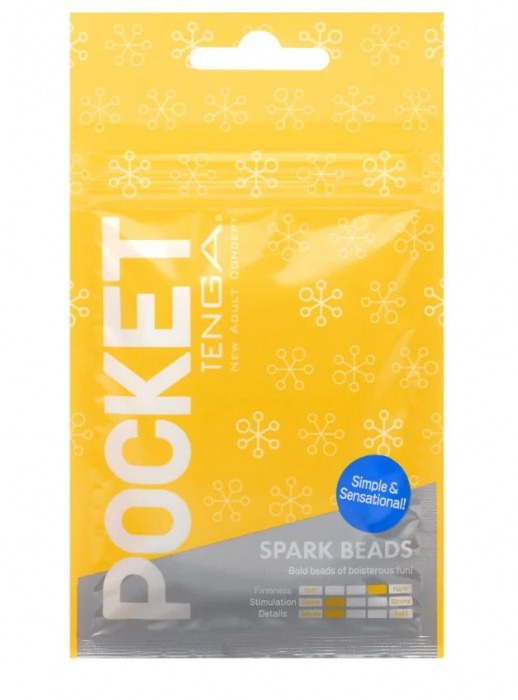 Карманный мастурбатор Spark Beads - Tenga - в Арзамасе купить с доставкой