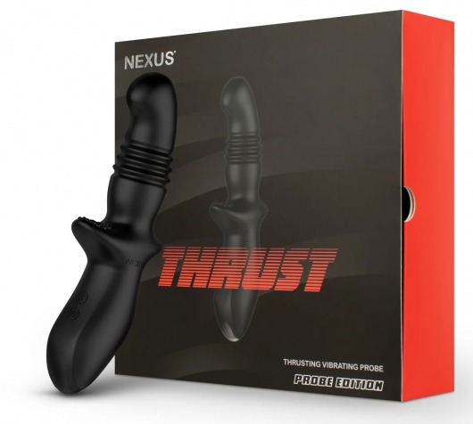 Черный вибромассажер простаты Nexus Thrust с возвратно-поступательными движениями - Nexus Range - в Арзамасе купить с доставкой