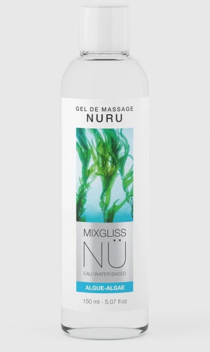 Массажный гель на водной основе Mixgliss NU Algae - 150 мл. - Strap-on-me - купить с доставкой в Арзамасе