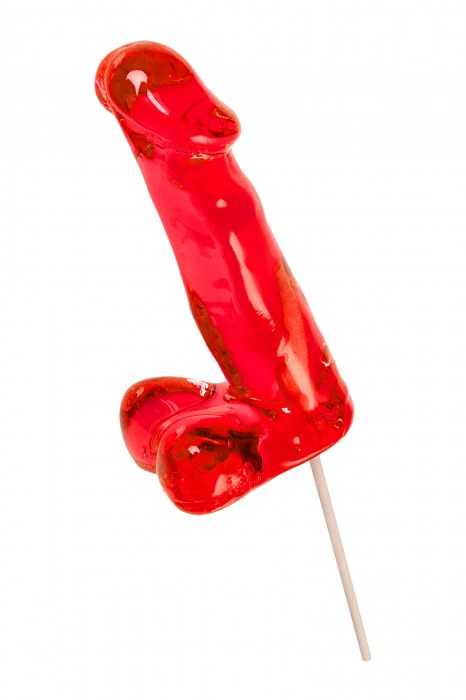 Красный леденец в форме члена со вкусом виски - 173 гр. - Sosuчki - купить с доставкой в Арзамасе