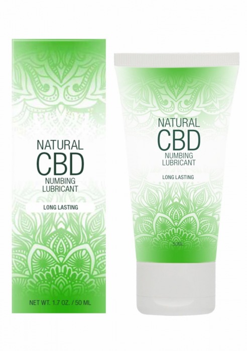 Лубрикант с пролонгирующим эффектом Natural CBD Numbing Lubricant - 50 мл. - Shots Media BV - купить с доставкой в Арзамасе