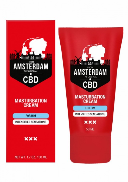 Крем для мастурбации для мужчин CBD from Amsterdam Masturbation Cream For Him - 50 мл. - Shots Media BV - купить с доставкой в Арзамасе