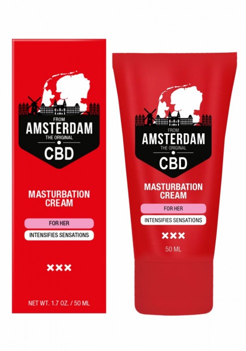 Крем для мастурбации для женщин CBD from Amsterdam Masturbation Cream For Her - 50 мл. - Shots Media BV - купить с доставкой в Арзамасе