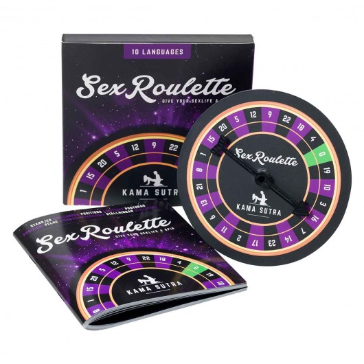 Настольная игра-рулетка Sex Roulette Kamasutra - Tease&Please - купить с доставкой в Арзамасе