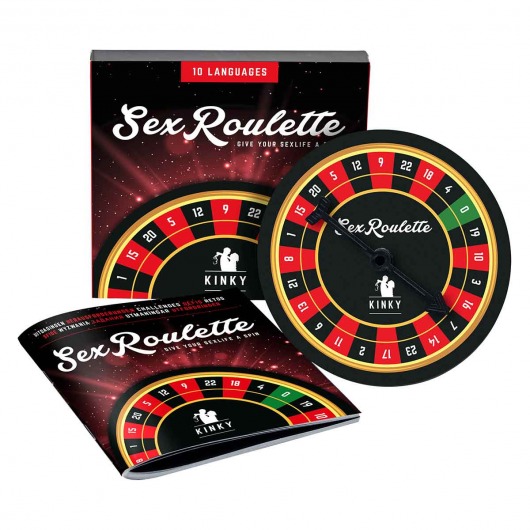 Настольная игра-рулетка Sex Roulette Kinky - Tease&Please - купить с доставкой в Арзамасе