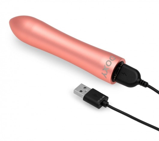 Розовая металлическая вибропуля Doxy - 12 см. - Doxy