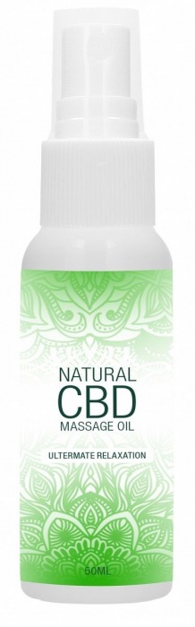 Массажное масло Natural CBD Massage Oil - 50 мл. - Shots Media BV - купить с доставкой в Арзамасе