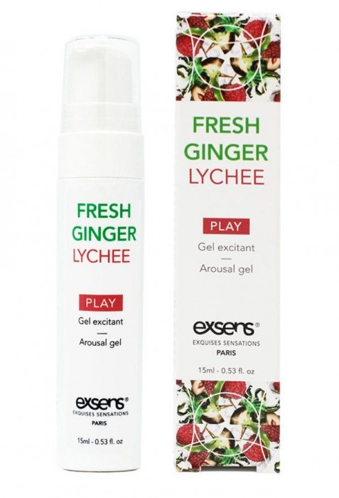 Возбуждающий гель Fresh Ginger Lychee Arousal Gel - 15 мл. - Exsens - купить с доставкой в Арзамасе