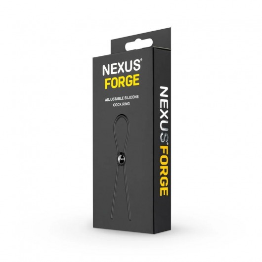 Черное эрекционное лассо Nexus Forge Single - Nexus Range - в Арзамасе купить с доставкой