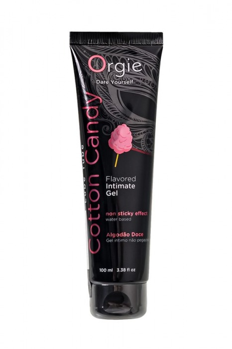 Интимный гель на водной осное Lube Tube Cotton Candy со вкусом сахарной ваты - 100 мл. - ORGIE - купить с доставкой в Арзамасе