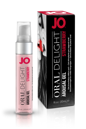 Клубничный лубрикант для оральных ласк Oral Delight Strawberry Sensation - 30 мл. - System JO - купить с доставкой в Арзамасе