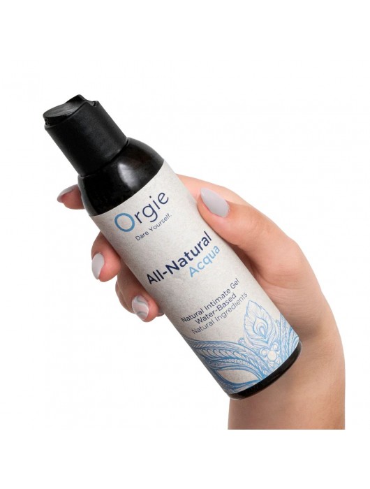 Интимный гель на водной основе Orgie All-Natural Acqua - 150 мл. - ORGIE - купить с доставкой в Арзамасе