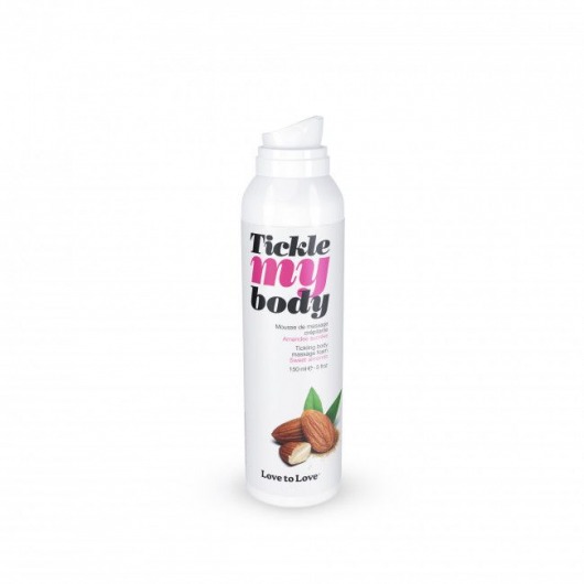 Массажная хрустящая пенка Tickle My Body Sweet Almonds с ароматом миндаля - 150 мл. - Love to Love - купить с доставкой в Арзамасе