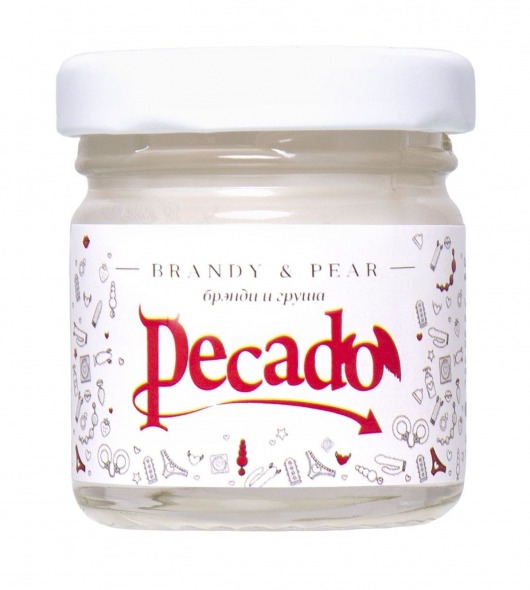 Массажная свеча Brandy   Pear - 35 мл. - Pecado - купить с доставкой в Арзамасе