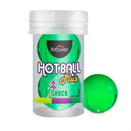 Лубрикант на силиконовой основе Hot Ball Plus с покалывающим эффектом (2 шарика по 3 гр.) - HotFlowers - купить с доставкой в Арзамасе