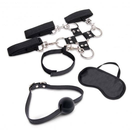 Набор для фиксации из 7 предметов Hogtie   Ball Gag Kit - Lux Fetish - купить с доставкой в Арзамасе