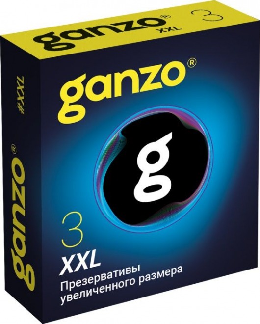 Презервативы увеличенного размера Ganzo XXL - 3 шт. - Ganzo - купить с доставкой в Арзамасе