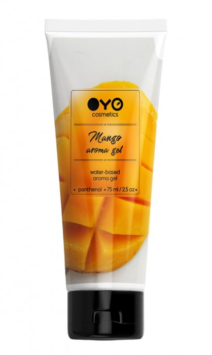 Лубрикант на водной основе OYO Aroma Gel Mango с ароматом манго - 75 мл. - OYO - купить с доставкой в Арзамасе