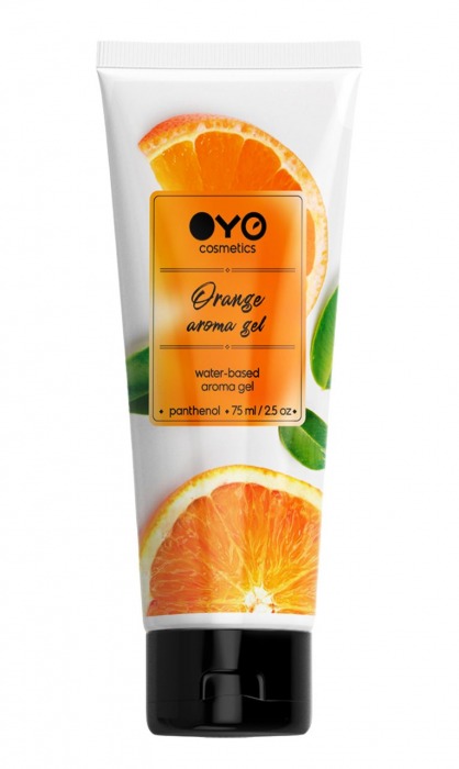 Лубрикант на водной основе OYO Aroma Gel Orange с ароматом апельсина - 75 мл. - OYO - купить с доставкой в Арзамасе