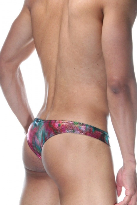 Сексуальные трусы-бразилиана из ткани с блеском - Don Moris купить с доставкой