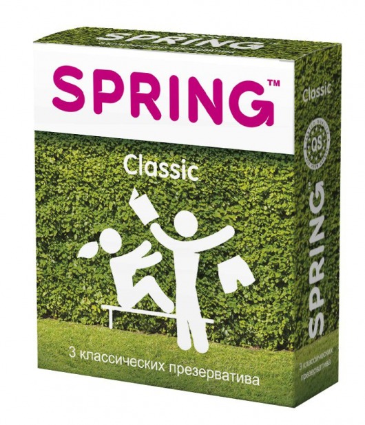 Классические презервативы SPRING CLASSIC - 3 шт. - SPRING - купить с доставкой в Арзамасе