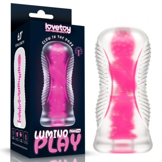 Светящийся в темноте мастурбатор 6.0 Lumino Play Masturbator - Lovetoy - в Арзамасе купить с доставкой