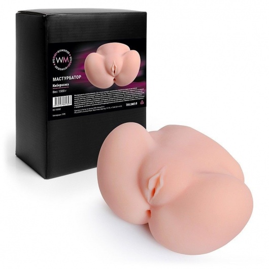 Реалистичный мастурбатор с двумя функциональными отверстиями - Erowoman-Eroman - в Арзамасе купить с доставкой