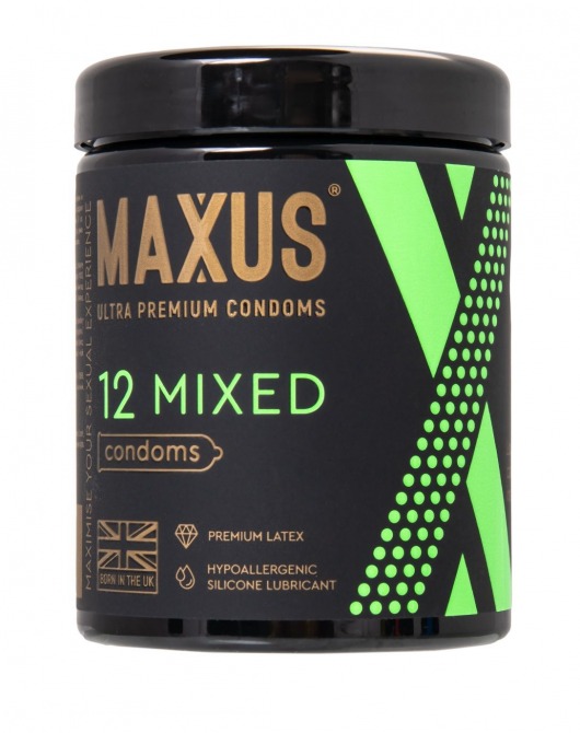 Презервативы MAXUS Mixed - 12 шт. - Maxus - купить с доставкой в Арзамасе