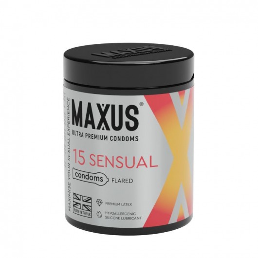 Анатомические презервативы MAXUS Sensual - 15 шт. - Maxus - купить с доставкой в Арзамасе