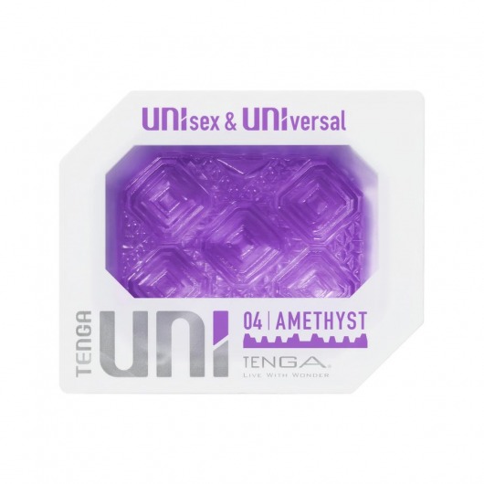 Фиолетовый мастурбатор-стимулятор Tenga Uni Amethyst - Tenga - в Арзамасе купить с доставкой