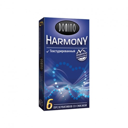 Текстурированные презервативы Domino Harmony - 6 шт. - Domino - купить с доставкой в Арзамасе