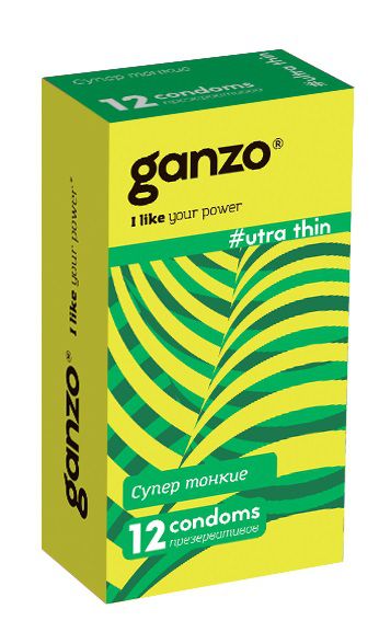 Ультратонкие презервативы Ganzo Ultra thin - 12 шт. - Ganzo - купить с доставкой в Арзамасе