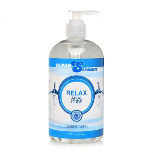 Анальный лубрикант на водной основе Relax Desensitizing Anal Lube - 503 мл. - XR Brands - купить с доставкой в Арзамасе