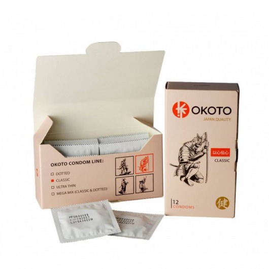 Презервативы OKOTO Classic - 12 шт. - Sitabella - купить с доставкой в Арзамасе