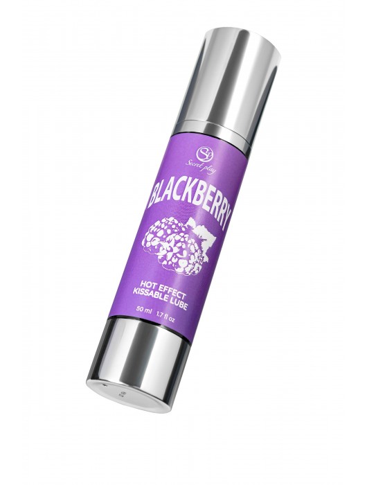 Массажное масло 2-в-1 Blackberry Hot Effect с разогревающим эффектом и вкусом ежевики - 50 мл. - Secret Play - купить с доставкой в Арзамасе