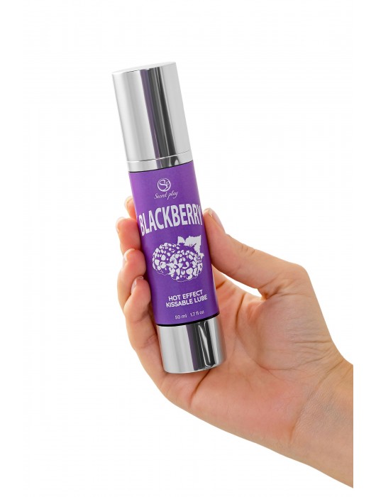 Массажное масло 2-в-1 Blackberry Hot Effect с разогревающим эффектом и вкусом ежевики - 50 мл. - Secret Play - купить с доставкой в Арзамасе