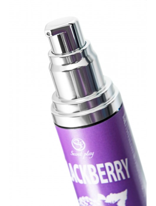Массажное масло 2-в-1 Blackberry Hot Effect с разогревающим эффектом и вкусом ежевики - 50 мл. - Secret Play - купить с доставкой в Арзамасе